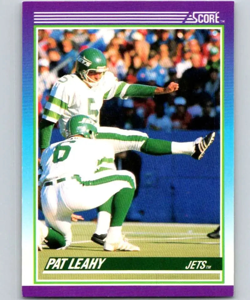 1990 Score #165 Pat Leahy NM-MT New York Jets Football Card - Football Card Single