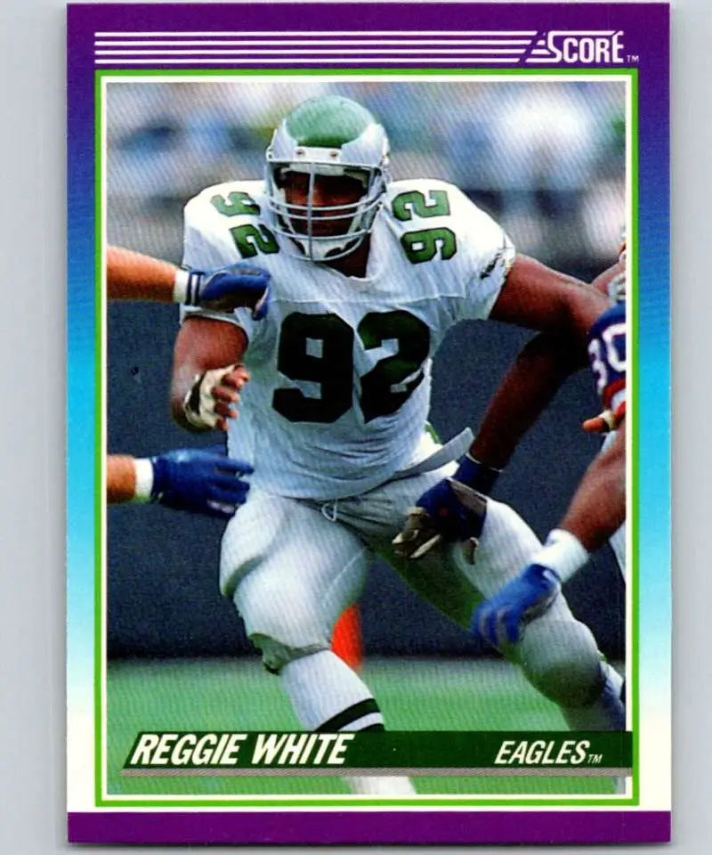 1990 Score #203 Reggie White NM-MT Philadelphia Eagles Football Card - Football Card Single
