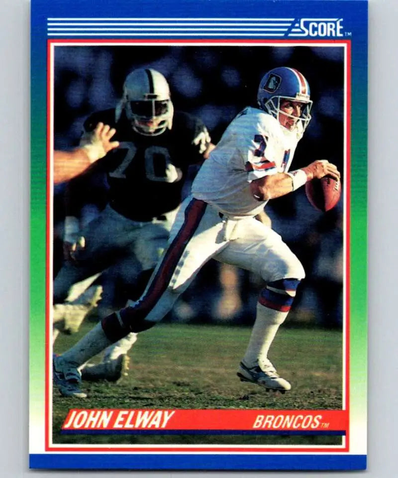 1990 Score #25 John Elway NM-MT Denver Broncos Football Card - Football Card Single
