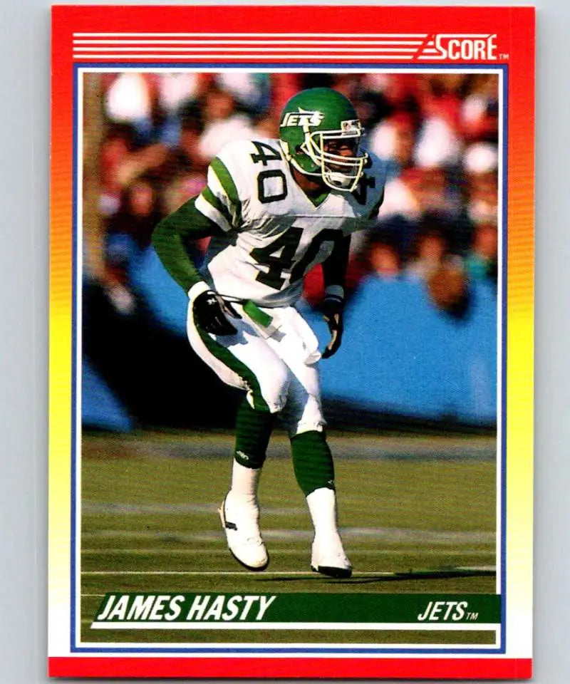 1990 Score #288 James Hasty NM-MT New York Jets Football Card