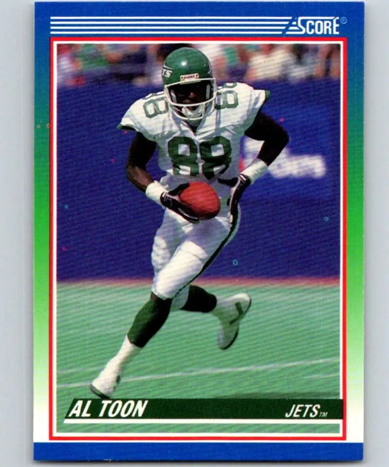 1990 Score #346 Al Toon NM-MT New York Jets Football Card - Football Card Single