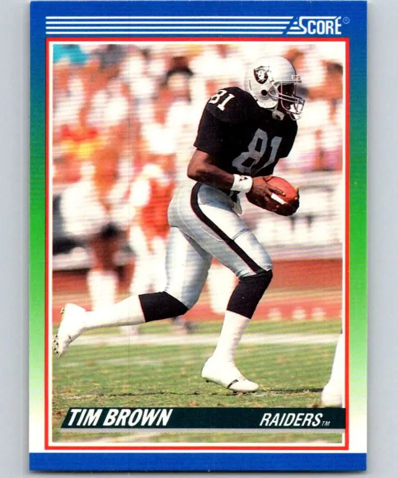 1990 Score #373 Tim Brown NM-MT Los Angeles Raiders Football Card - Football Card Single