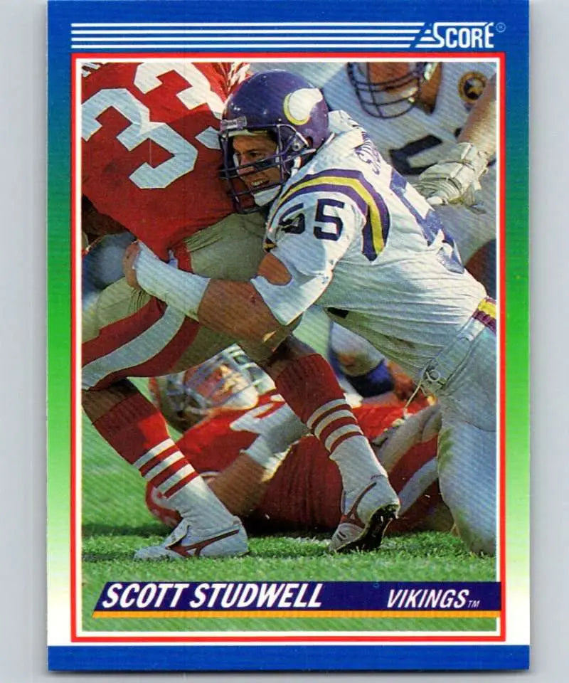1990 Score #377 Scott Studwell NM-MT Minnesota Vikings Football Card - Football Card Single