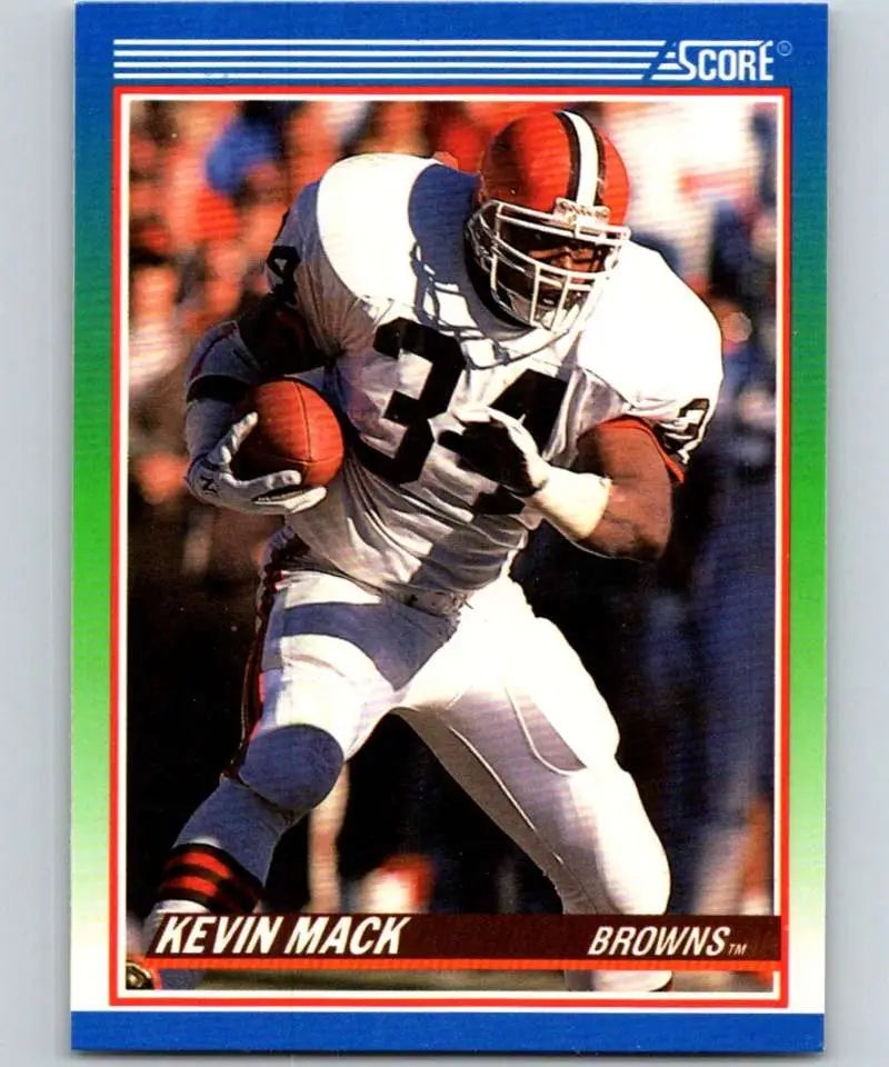 1990 Score #380 Kevin Mack NM-MT Cleveland Browns Football Card - Football Card Single