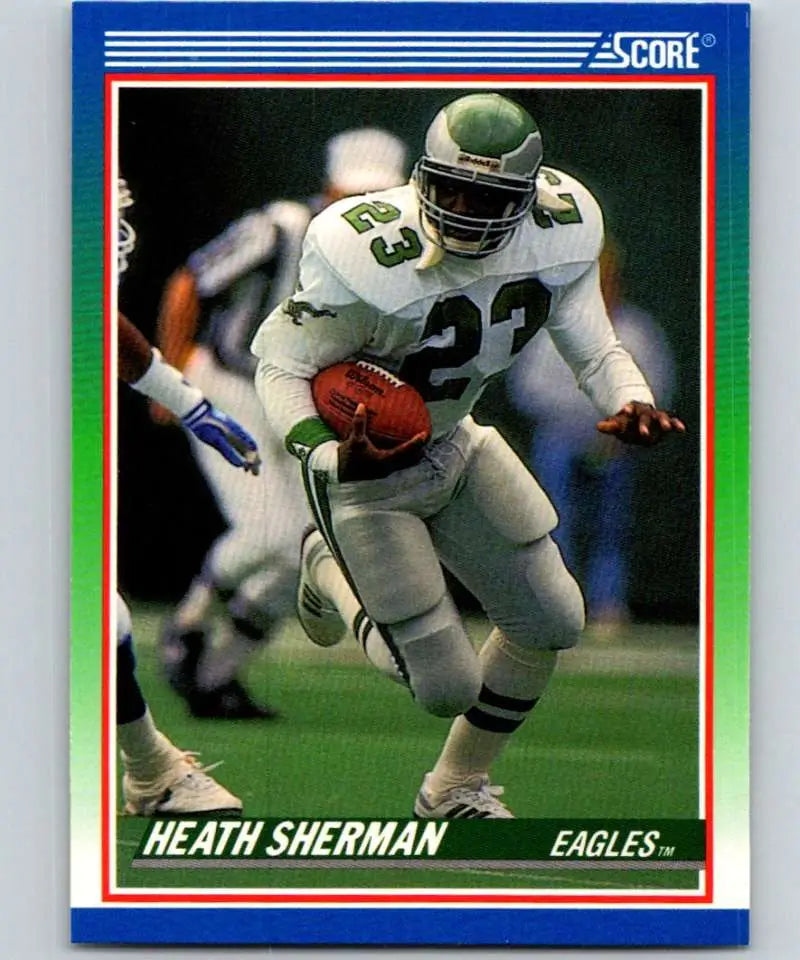 1990 Score #398 Heath Sherman NM-MT RC Rookie Philadelphia Eagles Football Card - Football Card Single