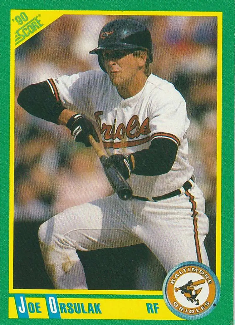 1990 Score #41 Joe Orsulak EX Excellent Baltimore Orioles Baseball Card - Baseball Card Single