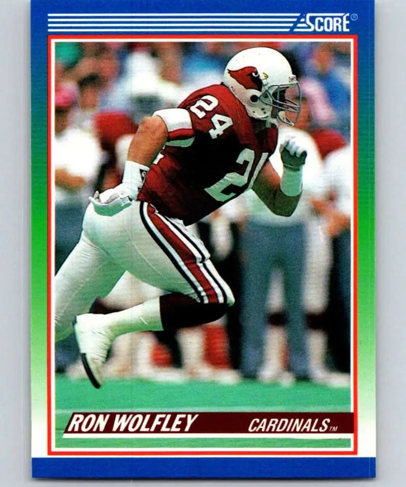 1990 Score #425 Ron Wolfley NM-MT Phoenix Cardinals Football Card - Football Card Single