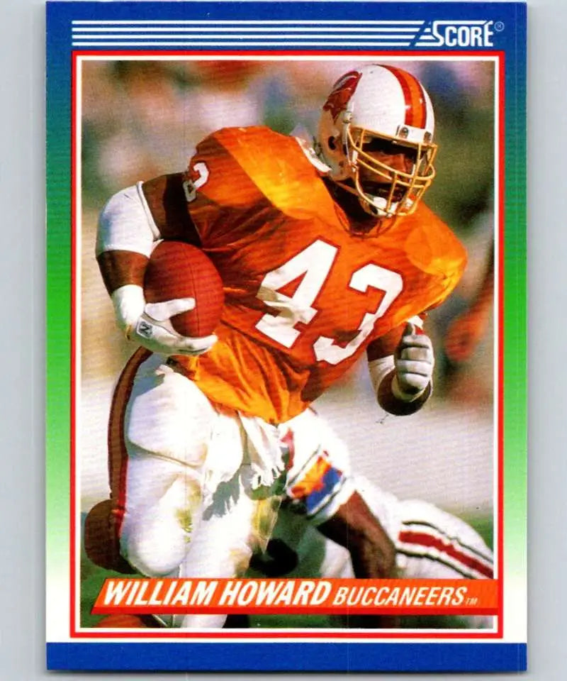 1990 Score #427 William Howard NM-MT Tampa Bay Buccaneers Football Card - Football Card Single