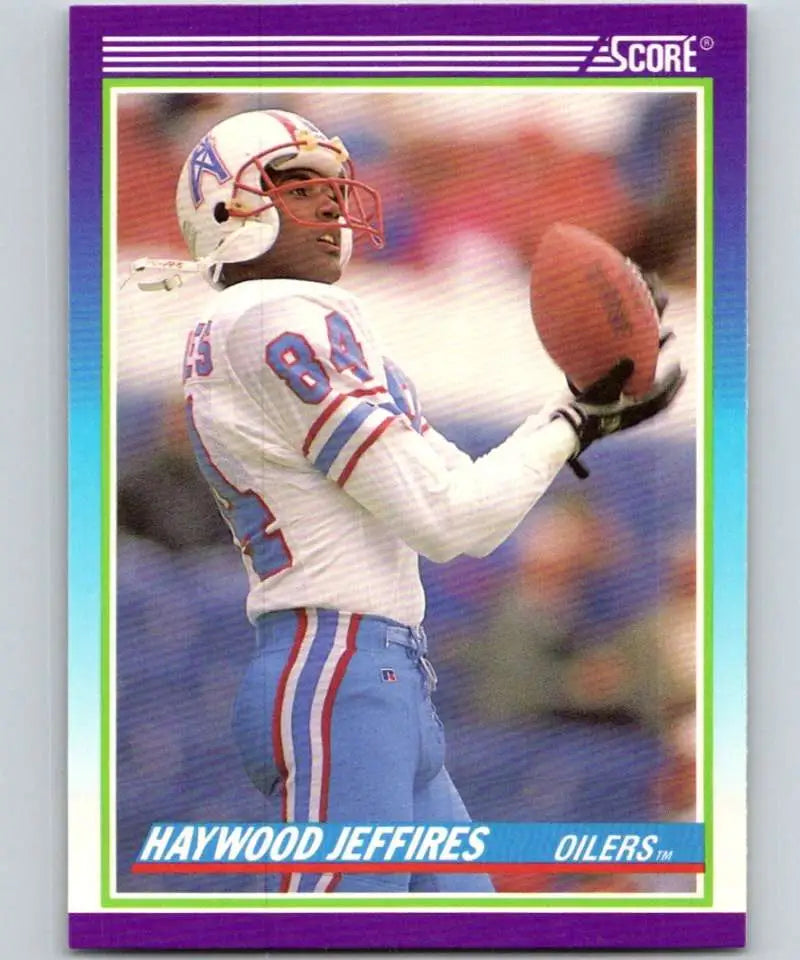 1990 Score #506 Haywood Jeffires NM-MT RC Rookie Houston Oilers Football Card - Football Card Single