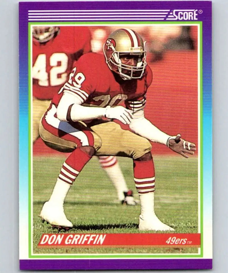 1990 Score #515 Don Griffin NM-MT San Francisco 49ers Football Card - Football Card Single