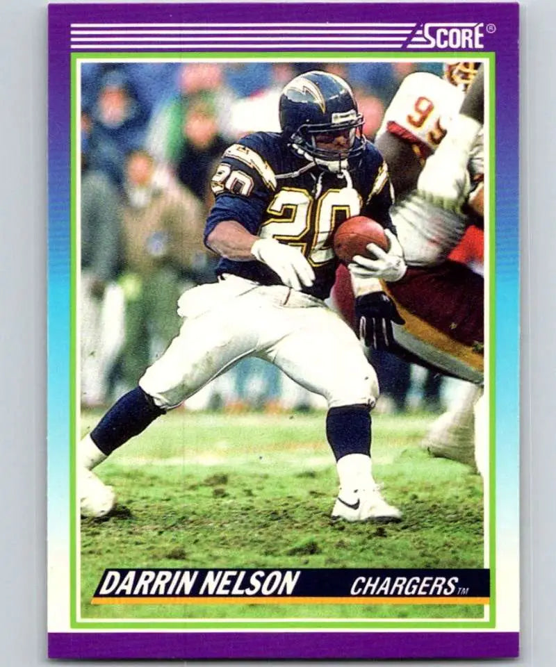 1990 Score #523 Darrin Nelson NM-MT San Diego Chargers Football Card - Football Card Single