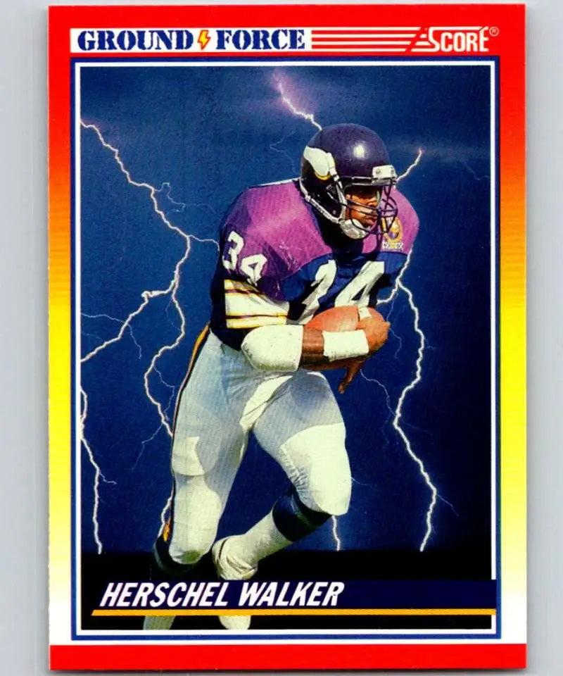 1990 Score #561 Herschel Walker NM-MT Minnesota Vikings Football Card - Football Card Single