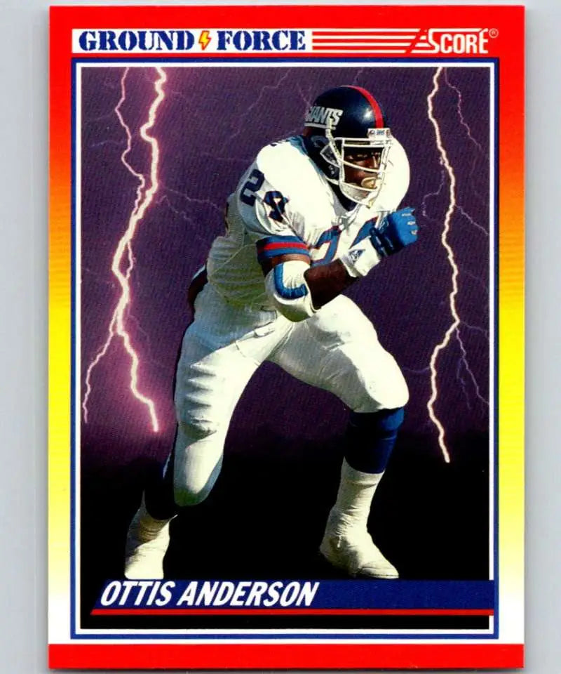1990 Score #562 Ottis Anderson NM-MT New York Giants Football Card - Football Card Single