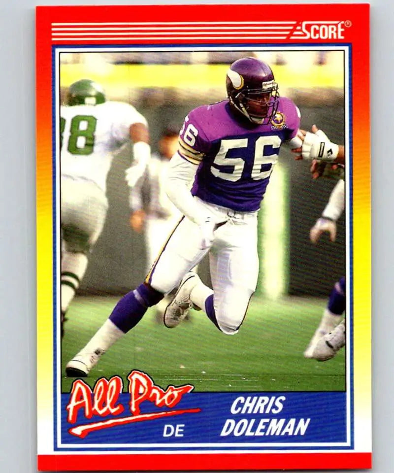 1990 Score #575 Chris Doleman NM-MT Minnesota Vikings Football Card - Football Card Single