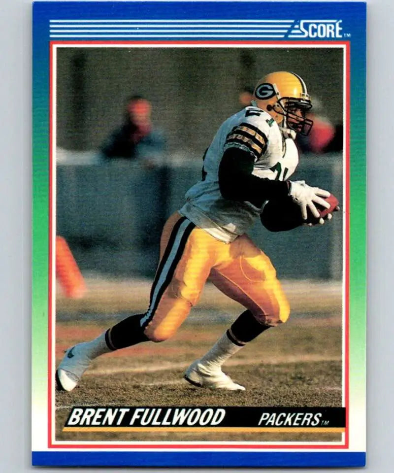 1990 Score #6 Brent Fullwood NM-MT Green Bay Packers Football Card - Football Card Single