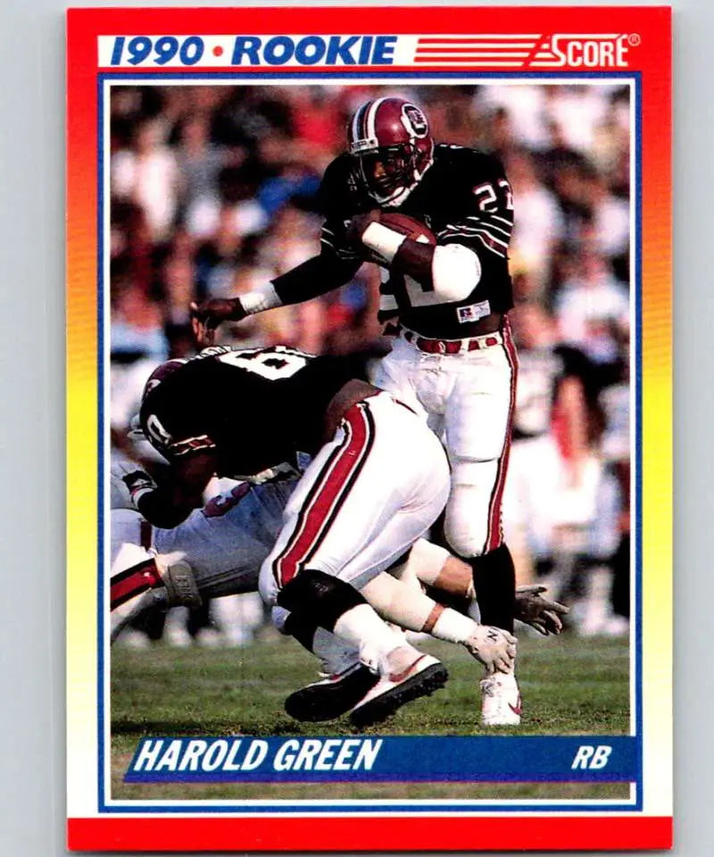 1990 Score #628 Harold Green NM-MT RC Rookie Cincinnati Bengals Football Card - Football Card Single