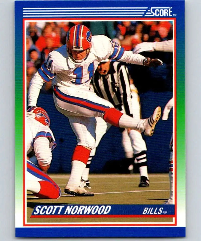 1990 Score #63 Scott Norwood NM-MT Buffalo Bills Football Card - Football Card Single
