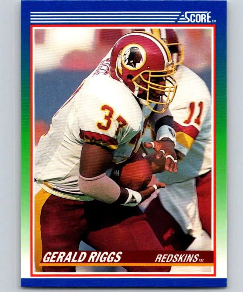 1990 Score #66 Gerald Riggs NM-MT Washington Redskins Football Card - Football Card Single