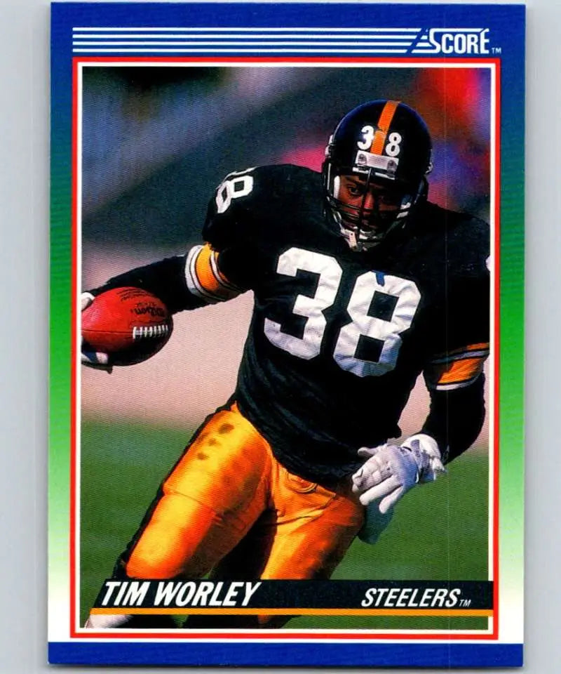 1990 Score #67 Tim Worley NM-MT Pittsburgh Steelers Football Card - Football Card Single