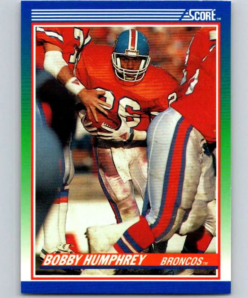 1990 Score #85 Bobby Humphrey NM-MT Denver Broncos Football Card