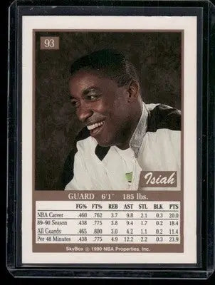 1990 SkyBox Isiah Thomas #93 Basketball - Basketball Card Single