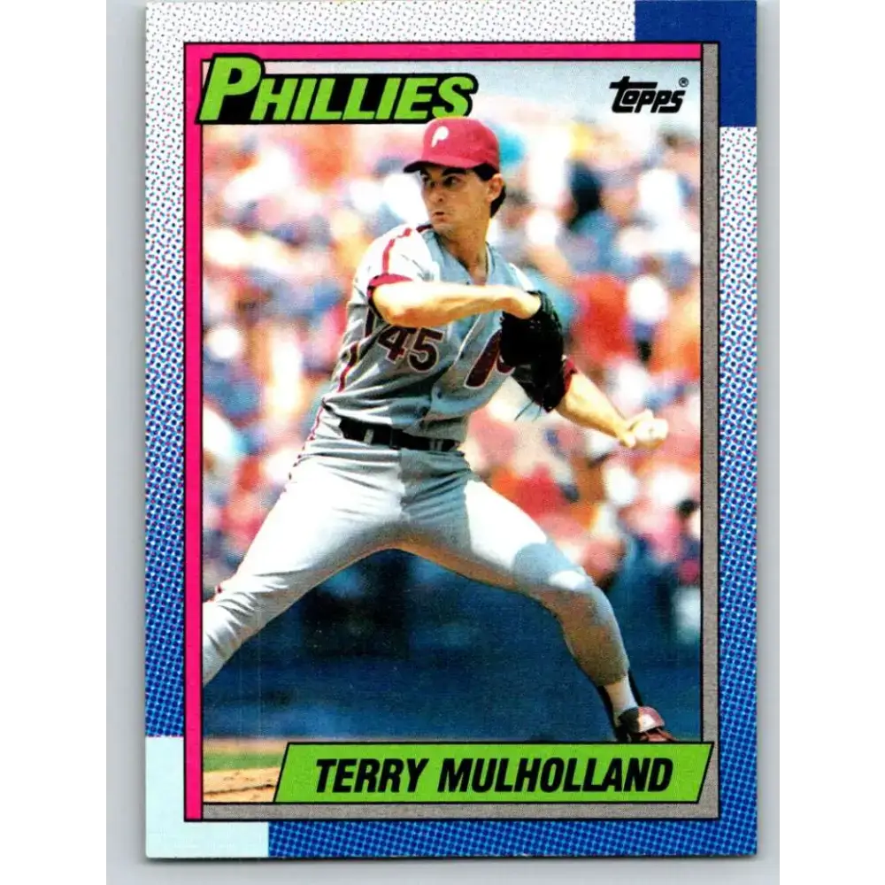 1990 Topps #657 Terry Mulholland NM-MT Philadelphia Phillies Baseball Card - Baseball Card Single