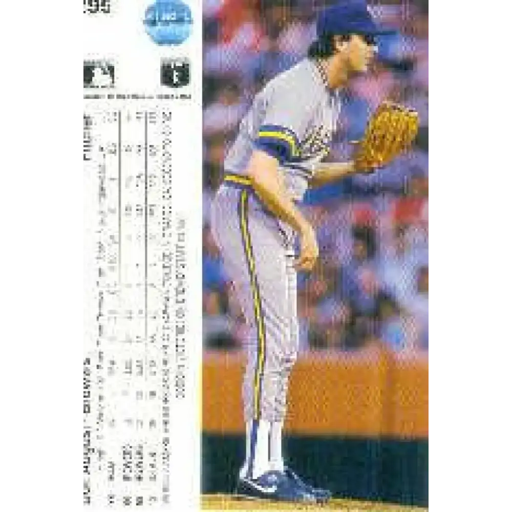 1990 Upper Deck #295 Don August NM-MT Milwaukee Brewers Baseball Card - Baseball Card Single