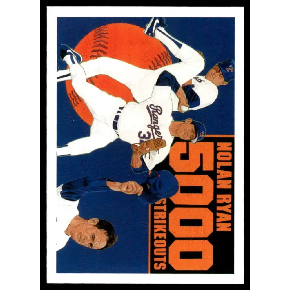 1990 Upper Deck #34 Nolan Ryan EX/NM Texas Rangers Baseball Card