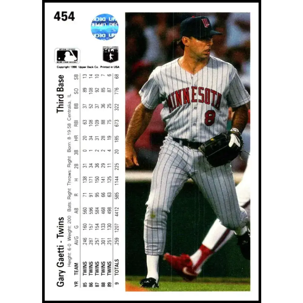 1990 Upper Deck #455 Greg Briley NM-MT Seattle Mariners Baseball Card - Baseball Card Single