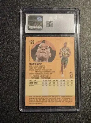 1991-92 Fleer #192 Shawn Kemp CGC 7.5 - Basketball Card Single