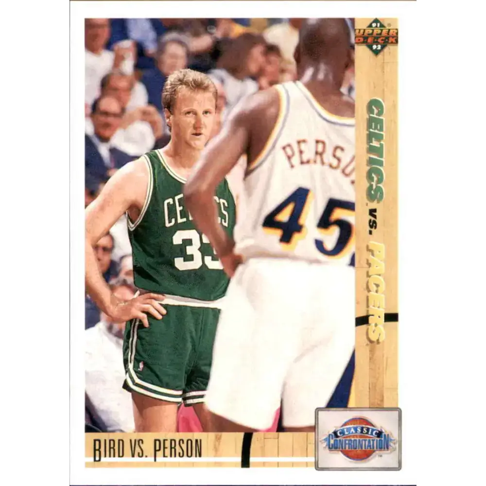 1991-92 Upper Deck #30 Larry Bird/Chuck Person CC NM-MT Boston Celtics/Indiana Pacers Basketball Card