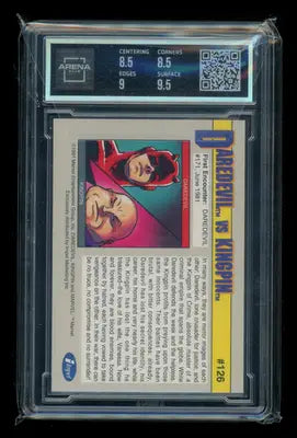 1991 Impel Marvel Universe Daredevil Kingpin #126 Arena Club 9 - Marvel Card Single