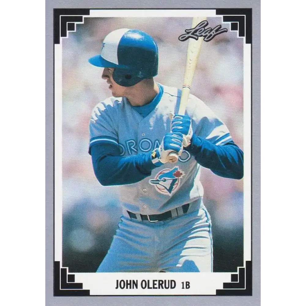 1991 Leaf #125 John Olerud NM-MT Toronto Blue Jays Baseball Card - Baseball Card Single
