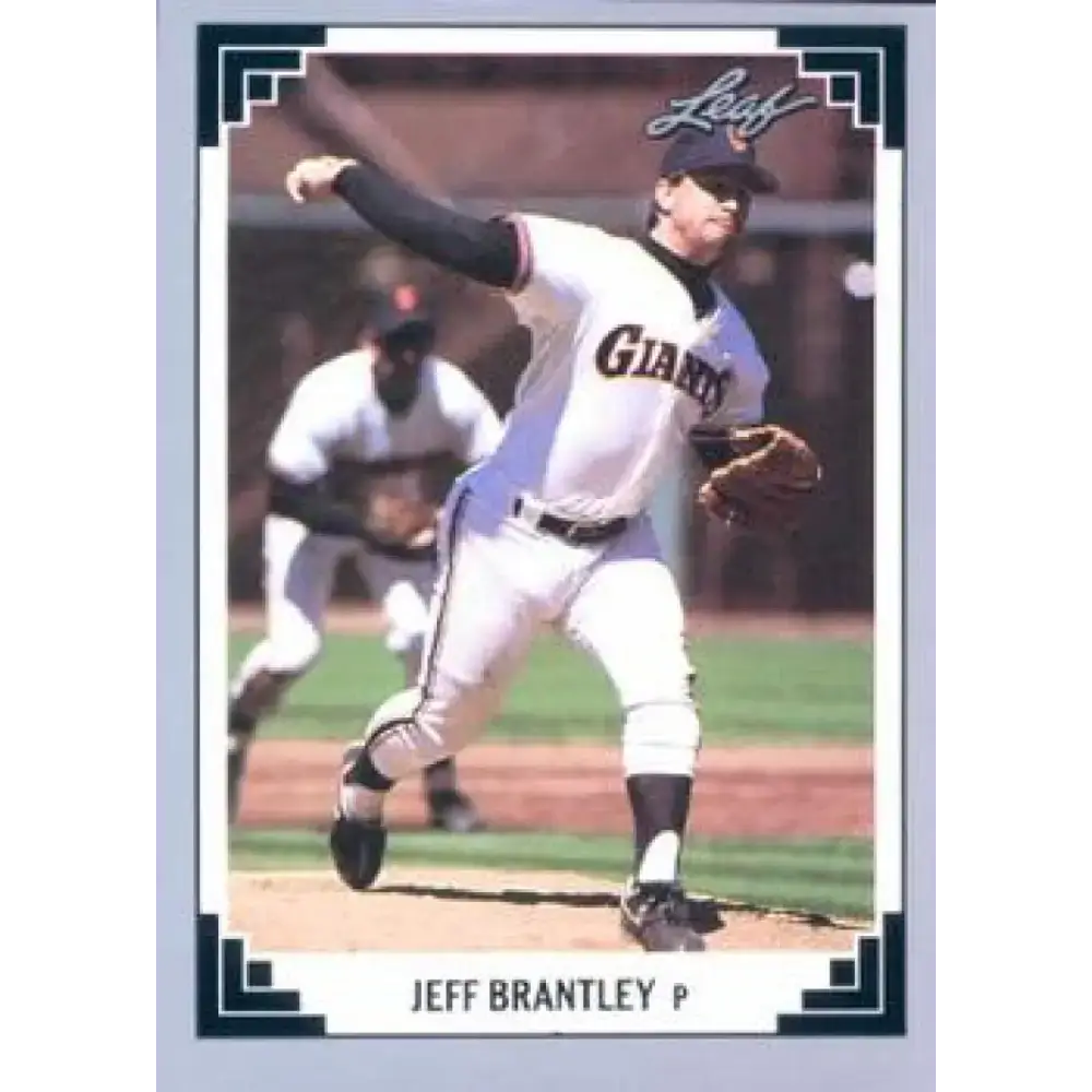 1991 Leaf #136 Jeff Brantley NM-MT San Francisco Giants Baseball Card - Baseball Card Single