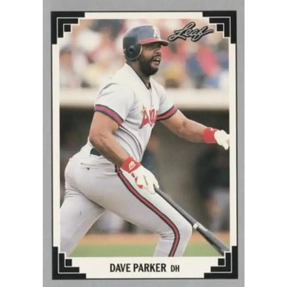 1991 Leaf #334 Dave Parker NM-MT California Angels Baseball Card - Baseball Card Single