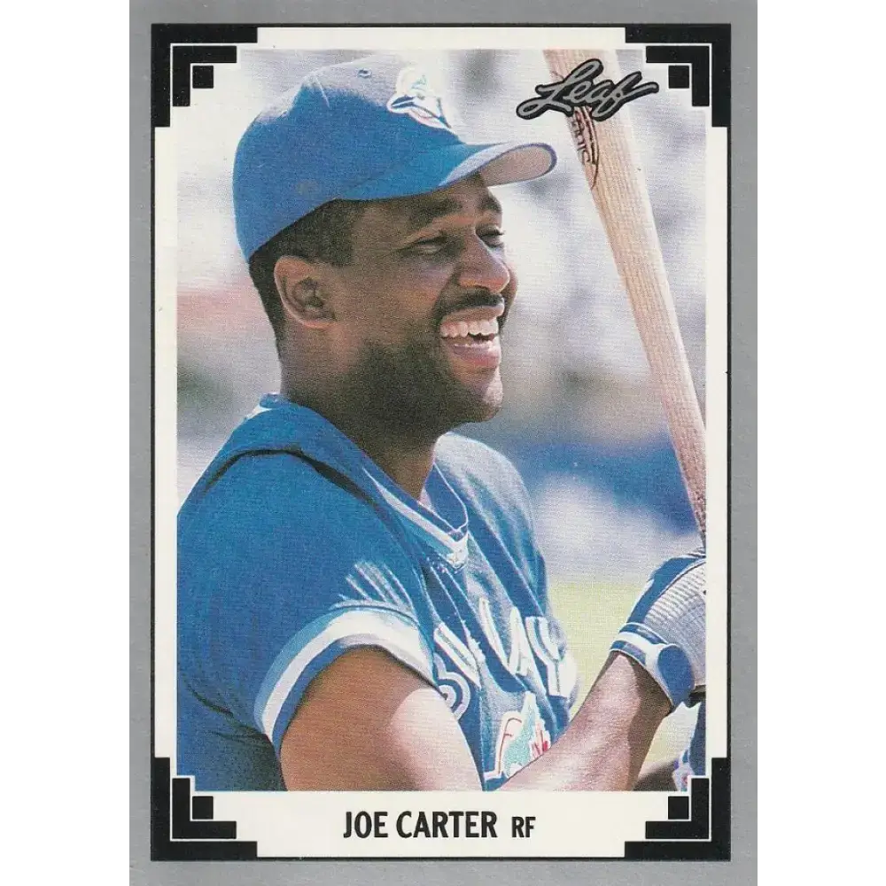 1991 Leaf #353 Joe Carter NM-MT Toronto Blue Jays Baseball Card - Baseball Card Single