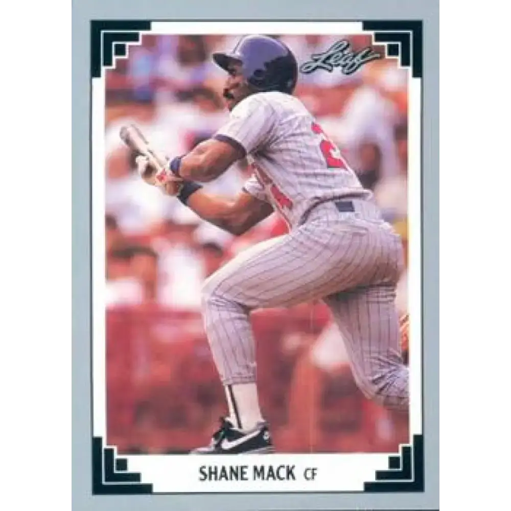 1991 Leaf #40 Shane Mack NM-MT Minnesota Twins Baseball Card - Baseball Card Single
