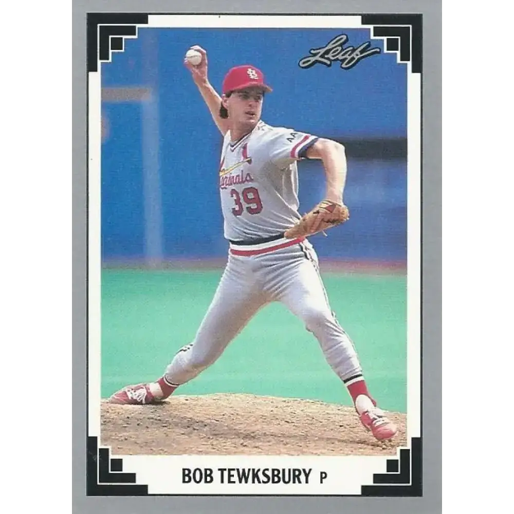 1991 Leaf #460 Bob Tewksbury NM-MT St. Louis Cardinals Baseball Card - Baseball Card Single