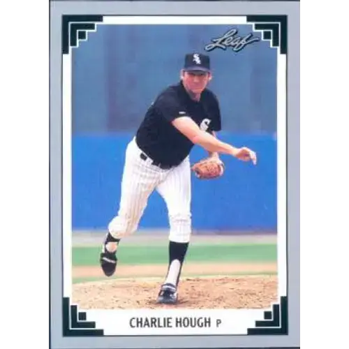 1991 Leaf #472 Charlie Hough NM-MT Chicago White Sox Baseball Card - Baseball Card Single