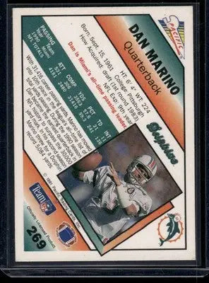 1991 Pacific Dan Marino #269 Football - Football Card Single