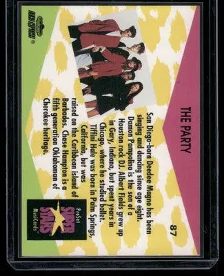 1991 Pro Set SuperStars MusiCards The Party #87 - Non-Sports Card Single