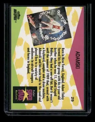 1991 ProSet SuperStars MusicCards Adamski #29 - Non-Sports Card Single