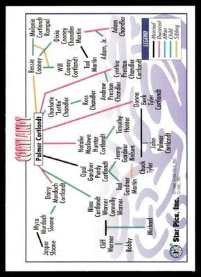 1991 Star Pics All My Children #Cortlandt Family Tree - Other