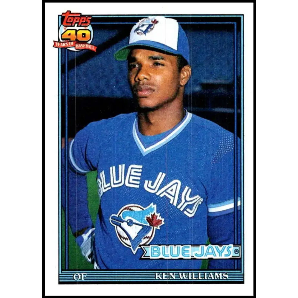1991 Topps #274 Kenny Williams NM-MT Toronto Blue Jays Baseball Card - Baseball Card Single