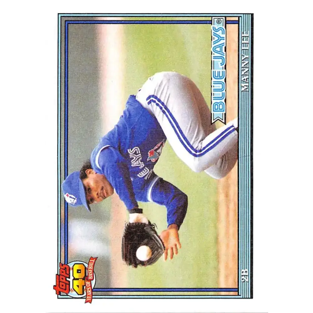 1991 Topps #297 Manuel Lee NM-MT Toronto Blue Jays Baseball Card - Baseball Card Single