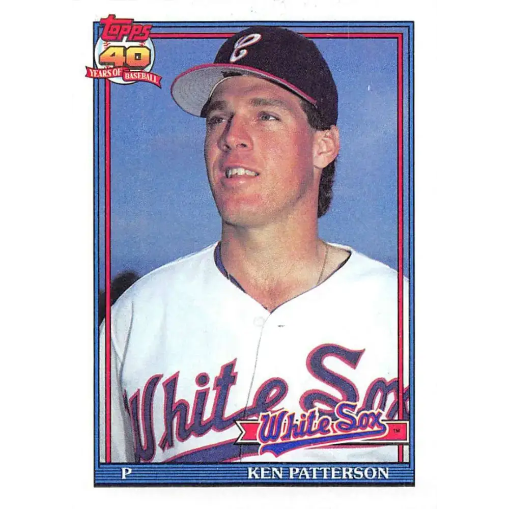 1991 Topps #326 Ken Patterson NM-MT Chicago White Sox Baseball Card - Baseball Card Single