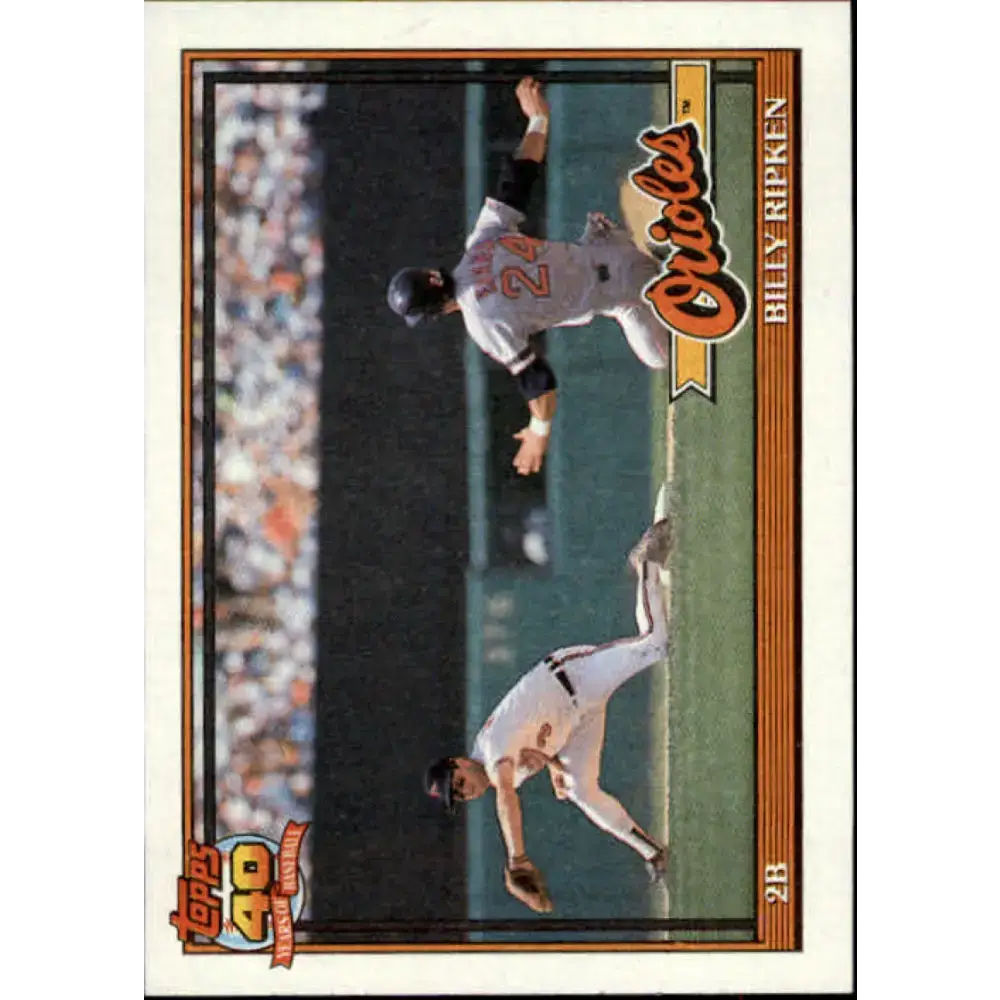 1991 Topps #677 Billy Ripken NM-MT Baltimore Orioles Baseball Card - Baseball Card Single