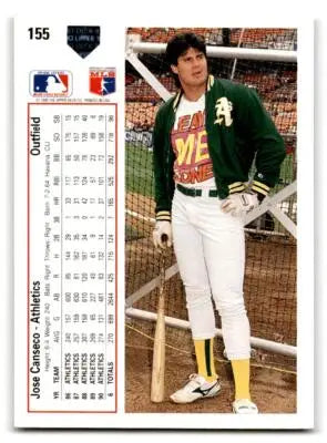 1991 Upper Deck #155 Jose Canseco - Baseball Card Single