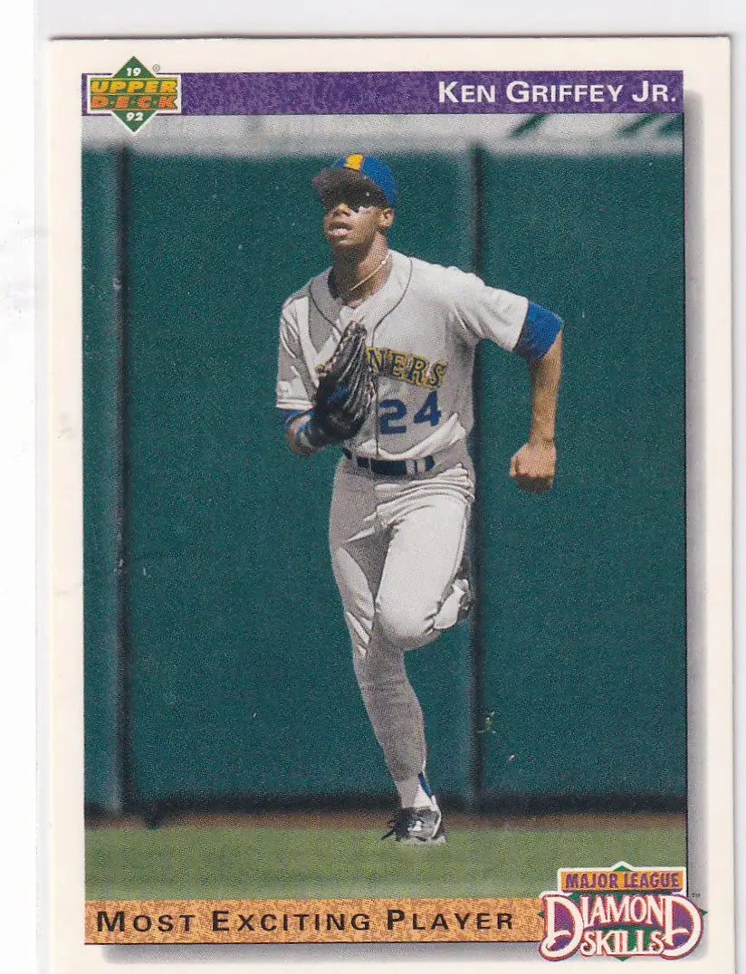 1991 UPPER DECK #650 KEN GRIFFEY JR MOST EXCITING PLAYER- SEATTLE MARINERS - Baseball Card Single