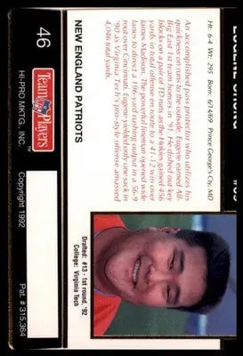 1992 Action Packed Rookie/Update Eugene Chung RC 46 New England Patriots - Football Card Single